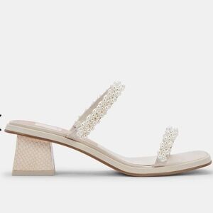Dolce Vita River Pearl Heels Vanilla Pearls